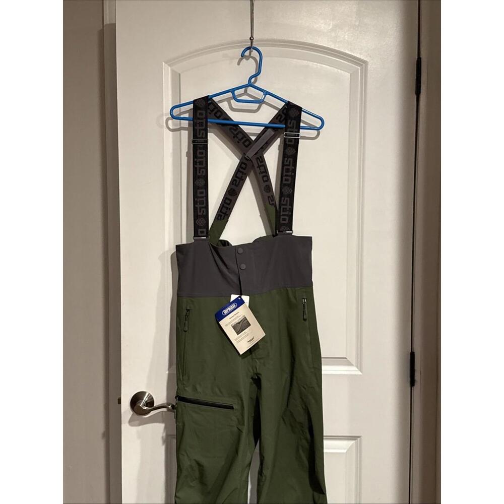 Stio Men's Environ Bib Pine Forest Size Medium Regular NWT $459 MSRP - Picture 3 of 11